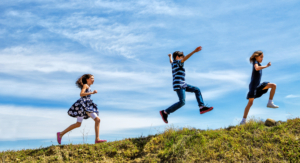 What is unschooling- kids playing in nature